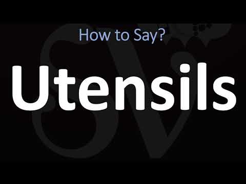 How to Pronounce Utensils? (CORRECTLY)