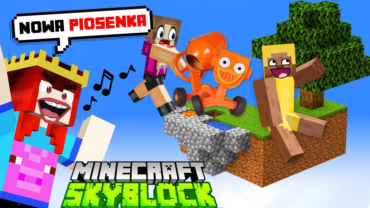 Minecraft SKYBLOCK 2, ale dostajemy LOSOWY BLOK co 30 sekund #1 🎶