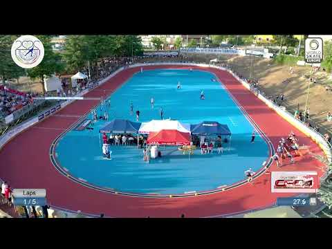 1000 MTS Sprint Final Junior Ladies - European Championships 2022 - ITALY