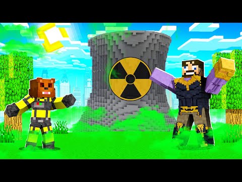 Creating NUCLEAR POWER To Stop THANOS In Insane Craft w/ SSundee