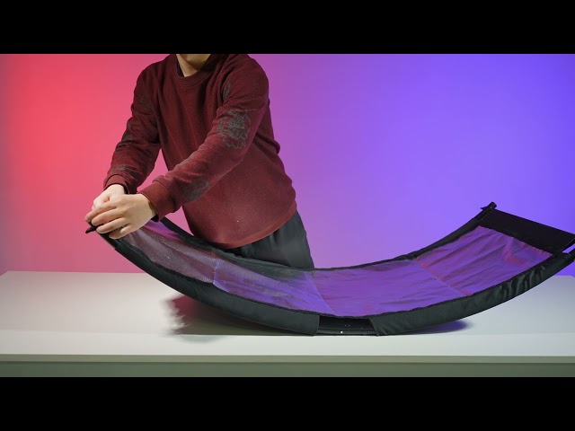 عاكس اضاءة تصوير منحني مع الاستاند مقاس 60 في 120 ابيض شفاف فضي U type Reflector Board for stand