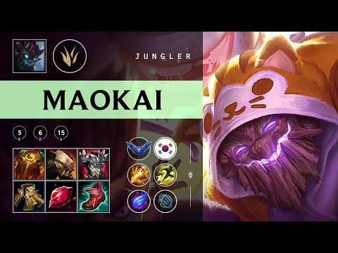 Maokai Jungle vs Wukong - KR Diamond Patch 25.24