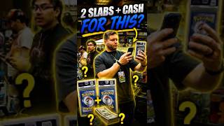 2 slabs… plus cash… all for ONE card 🔥👀 #pokemon