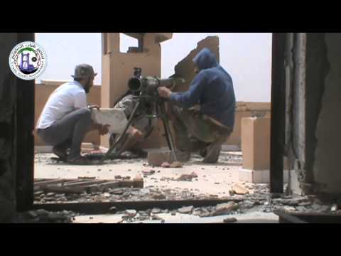 استهداف أحد مقرات النظام في حي الحويقة بقذيفة اس بي جي 9 من قبل كتيبة المختار في دير الزور