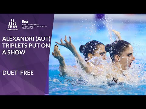 Artistic Swimming Olympic Qualifier -  Austria's Alexandri duet lead rankings