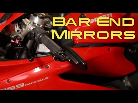 Ducati 959 Panigale CRG Arrow Bar End Mirrors Install