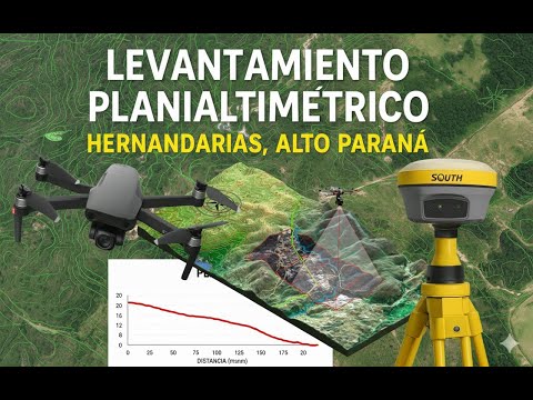 RELEVAMIENTO PLANIALTIMÉTRICO - HERNANDARIAS, ALTO PARANÁ. FRENTE A ITAIPU
