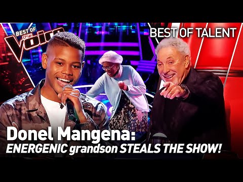 16-Year-Old OWNS the show with his GRANDMA in The Voice