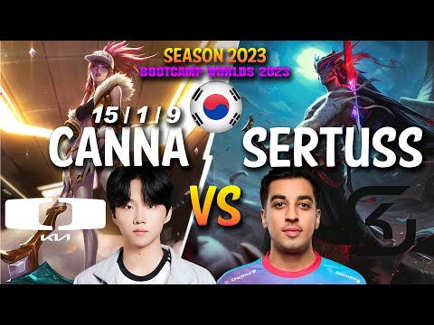 DK Canna AKALI vs SK Sertuss - Canna AKALI vs Sertuss YONE Mid - Patch 13.19 KR Ranked