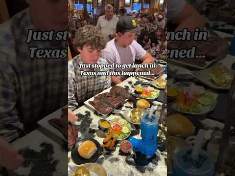 The look of “what have I gotten myself into” is common during the 72oz steak challenge! 😂🥩🔥