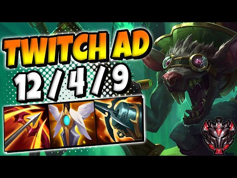 Twitch vs Jinx [ ADC ] Lol Korea Grandmaster Patch 12.4 ✅
