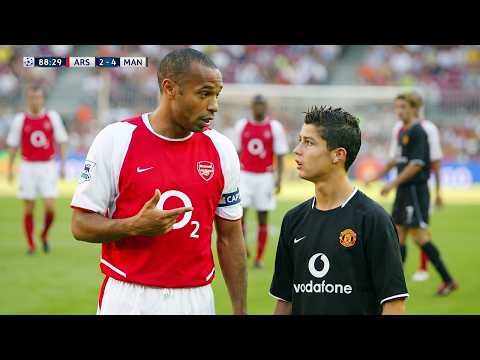 Thierry Henry will never forget 18 Years Old Cristiano Ronaldo's performance in this match