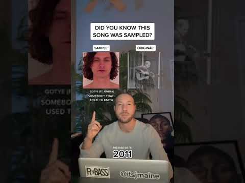 Did You Know This Song Was Sampled? Gotye “Somebody That I Used To Know” #shorts #gotye #sample