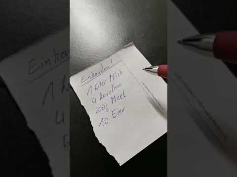 Rechtschreibfehler in der Einkaufsliste - funny :D