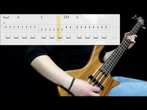 Foo Fighters - Learn To Fly (Bass Cover) (Play Along Tabs In Video)