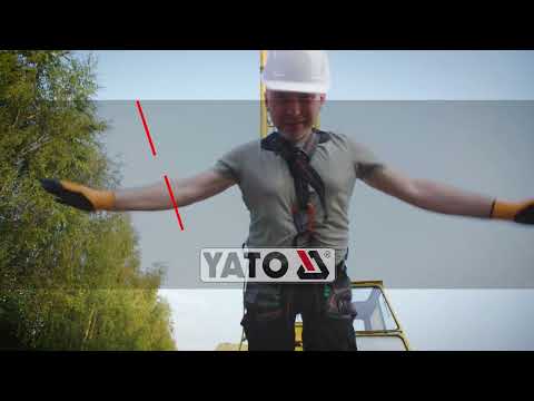 Шлейки з бедровим поясом для безпеки висотних робіт YATO [5]