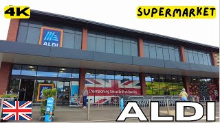England ALDI Supermarket Full Tour UK 4K
