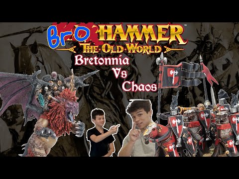 READY THE CHARGE! Bretonnia vs. Warriors of Chaos | Warhammer: The Old World Battle Report