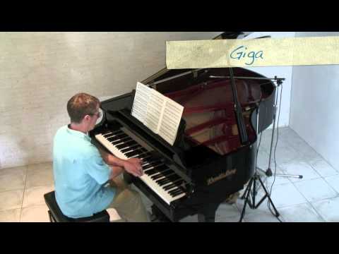 Bach Partita No.1 - Menuet 1,2 & Giga - Wendl&Lung grand - Paul Barton, piano