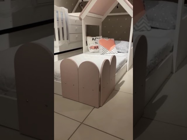 Cama Infantil Montessoriana Casinha Carvalho/Araguaia - Completa Móveis