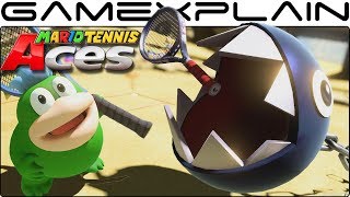 Chain Chomp vs Spike in Mario Tennis Aces Gameplay (Nintendo Switch)