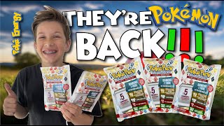 We started with 2 and ended up opening 3 PokeRev 6.0 Mystery Packs and got a Mega Throwback Pack!