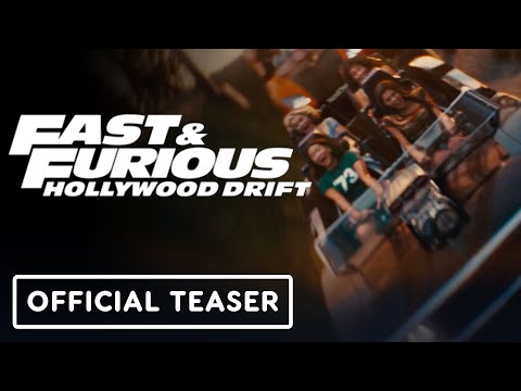 Fast and Furious: Hollywood Drift - Official Teaser Trailer (Universal Studios Roller Coaster)