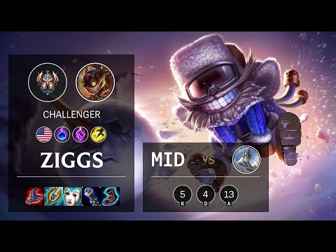Ziggs Mid vs Galio - NA Challenger Patch 10.15