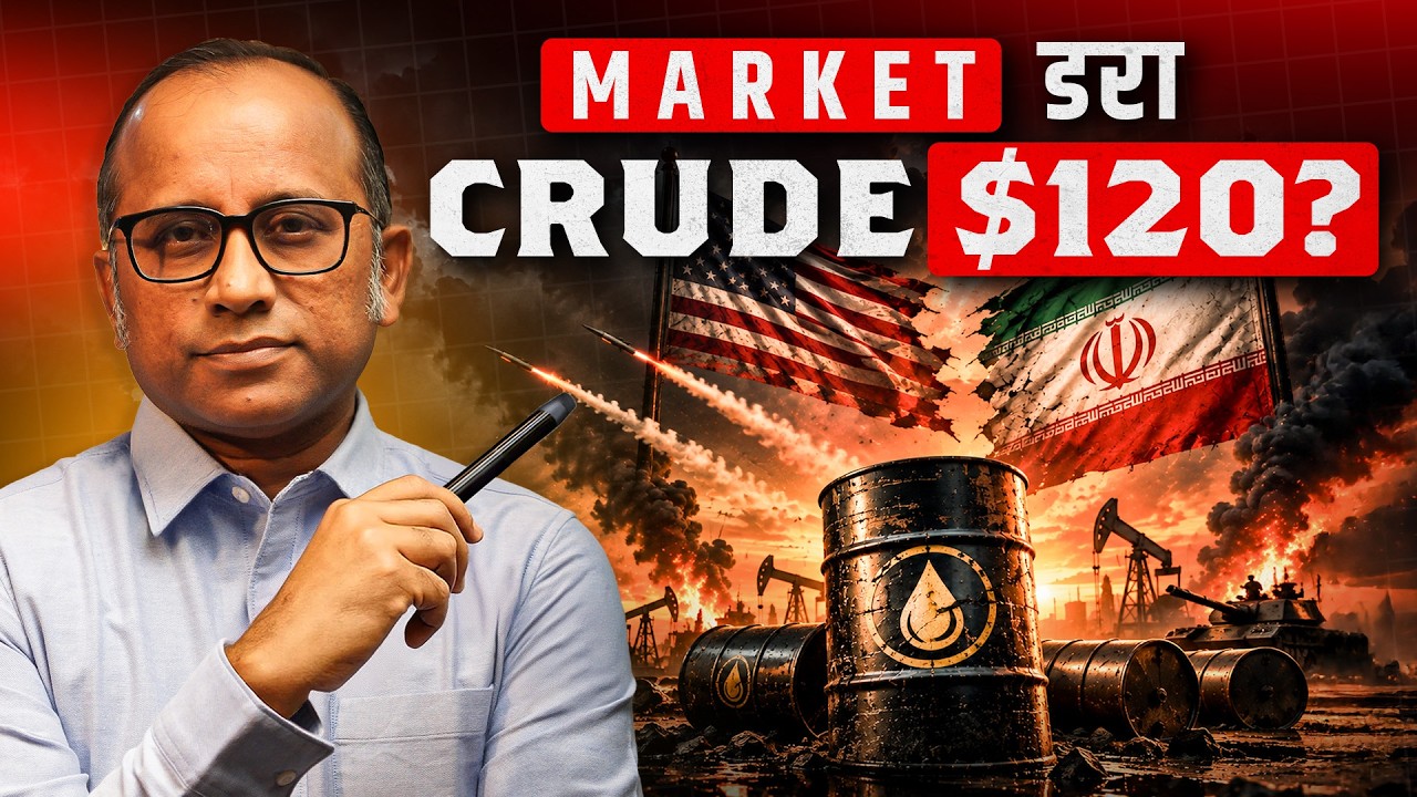 Iran ने Gulf बंद करने की धमकी दी, Crude $100 के पार | Nifty Crash #bulltrack