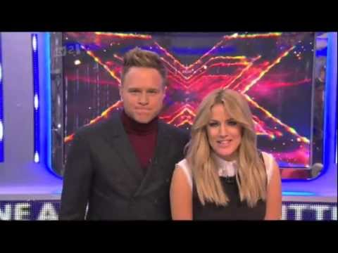 Xtra Factor 2012 - Olly and Caroline doing Gangnam Style + The Locomotion + Singing