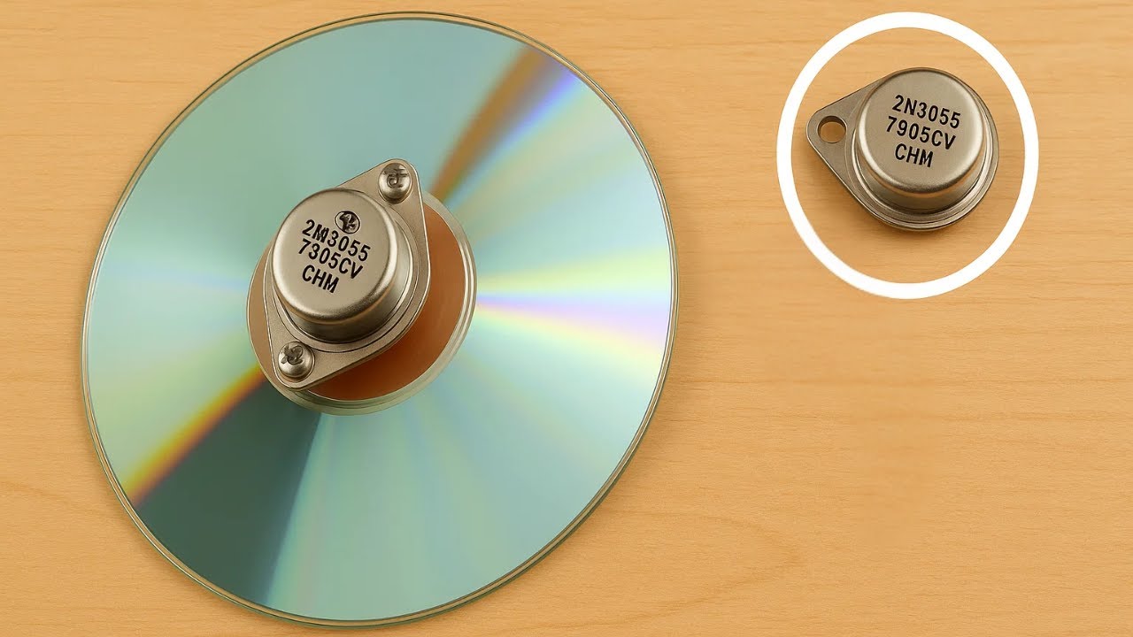 Billions of People Don't Know! This 2N3055 TRICK With CD DISC That CHANGES EVERYTHING!