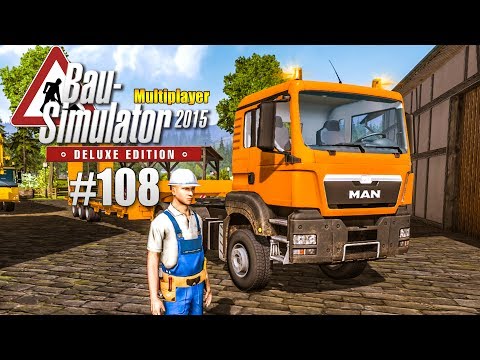Bau-Simulator 2015 Multiplayer #108 - Schwertransport: Letzte Fahrt der Lok! CONSTRUCTION SIMULATOR