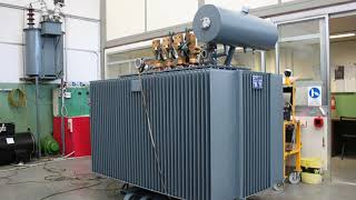 Revisione di un trasformatore in olio 1600 kVA