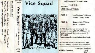 Vice Squad - Live In Sheffield Tape 1981