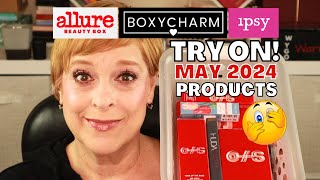 SUB BOX TRY-ON MAY 2024 | IPSY AND ALLURE