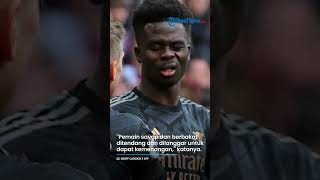 Jelang Arsenal Lawan Leicester, Arteta Soroti Bukayo Saka yang Tahan Banting di Tiap Laga The Gunner