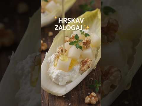 Čamci od endivije sa kruškom sirom i orasima 🥬🍐