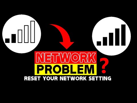 how to reset network settings || how to reset network settings on android || fix network Problem