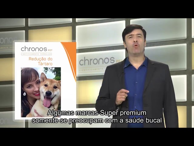 video apresentando a marca Chronos Pet