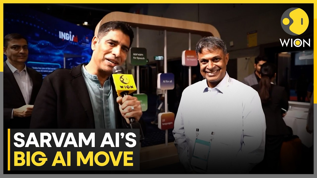 India AI Impact Summit 2026: Sarvam AI’s Push for a Sovereign, Full-Stack AI Ecosystem | WION