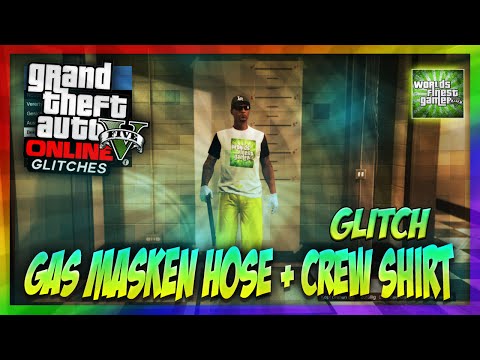 GTA 5 Online Gas Mask Jumpsuit Pants + Crew Shirt | Buggy Outfit | All Consoles HD