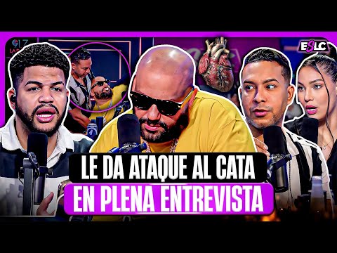 LE DA ATAQUE AL CATA Y SE DESMAYA EN PLENA ENTREVISTA LLAMAN AL 911 “LUINNY NO SABÍA QUE HACER”