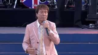 Cliff Richard sings &#39;Congratulations&#39; at the Queen&#39;s Diamond Jubilee concert. June 4, 2012.