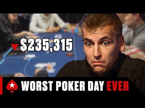 This Poker Player Had THE WORST Tournament EVER ♠️ PokerStars