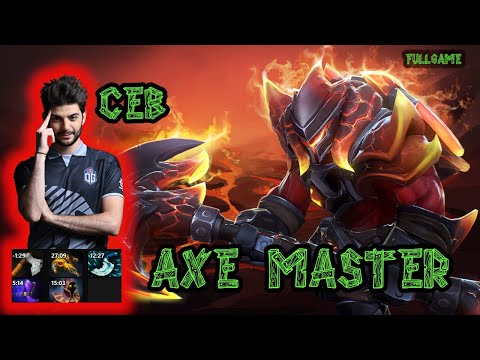 THE AXE MASTER IS HERE OG CEB HOW TO OFFLANE AXE INSANE EU9KMMR POS3 FULL GAMEPLAY