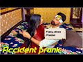 Accident prank on wife 🤕 | She got emotional 😭|prank on wife |