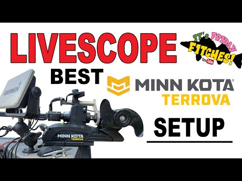 Garmin Livescope the BEST Trolling Motor Brackets and Setup for Minn Kota Terrova