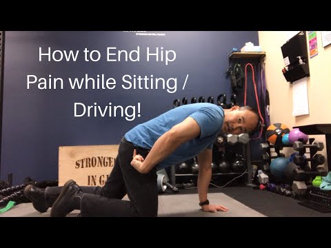 How To End Hip Pain While Sitting/Driving! | Dr Wil & Dr K