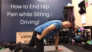 How To End Hip Pain While Sitting/Driving! | Dr Wil & Dr K
