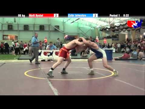 Matt Bystol vs. Colin Johnston at 2013 ASICS University Nationals - FS